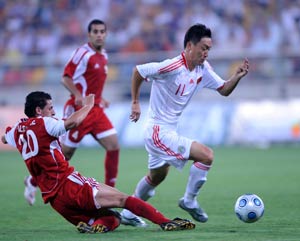 7月18日中国VS巴勒斯坦-炫足球-CCTV.com第