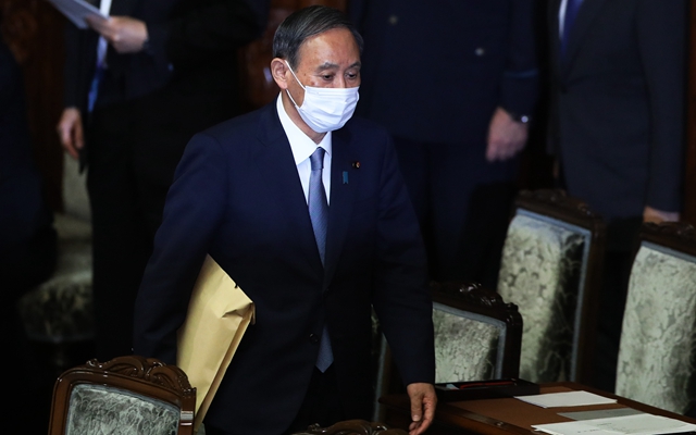 10月26日，日本首相菅义伟准备在东京召开的第203届临时国会上发表施政演说。