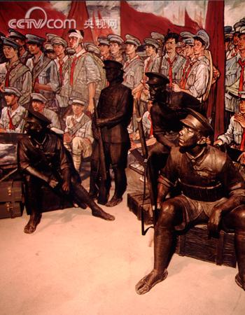 八一南昌起义场景局部