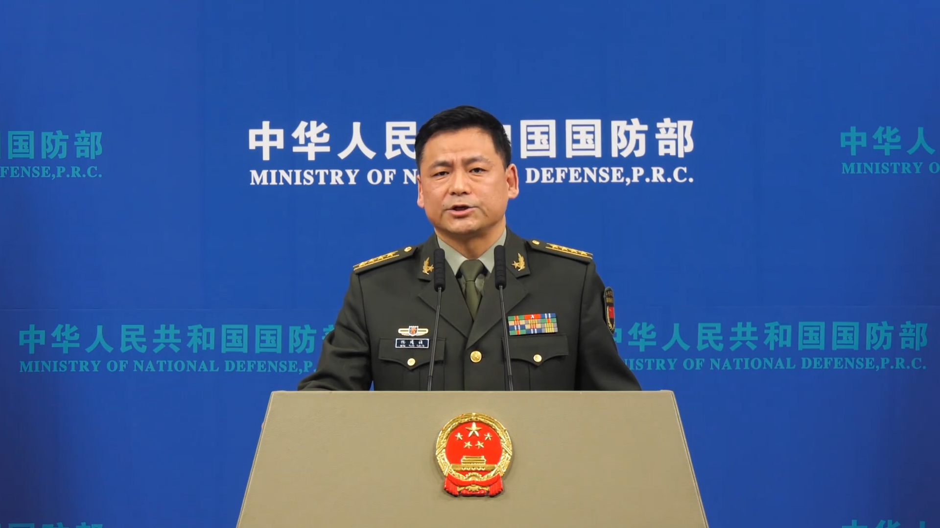 国防部:中国无意挑战谁 但谁的挑战也不怕