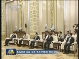 刘延东接见侯伯宇同志先进事迹报告团成员