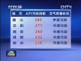 环保部公布重点城市空气质量日报
