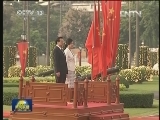 李克强出席泰国总理举行的欢迎仪式