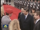 习近平抵达柏林开始对德国进行国事访问