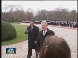 习近平出席德国总统举行的欢迎仪式