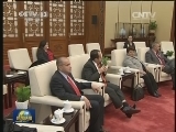 张德江会见哥斯达黎加总统