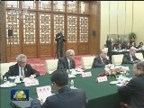 张德江会见美国众议院少数党领袖
