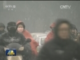北方降温 新疆阿勒泰遭遇风吹雪