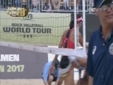 [排球]沙排巡回赛厦门站女子决赛：中国VS巴西
