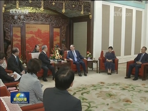 王岐山会见日本客人