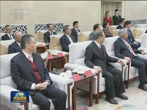 汪洋会见台湾工业总会理监事参访团