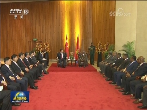 习近平会见巴布亚新几内亚总督