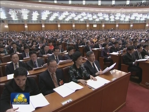 全国政协十三届二次会议举行第二次全体会议