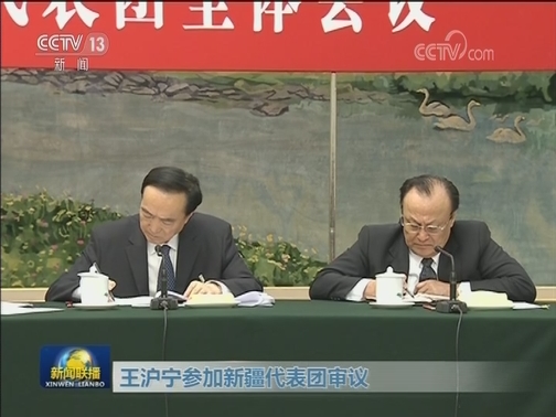 栗战书汪洋王沪宁赵乐际分别参加审议