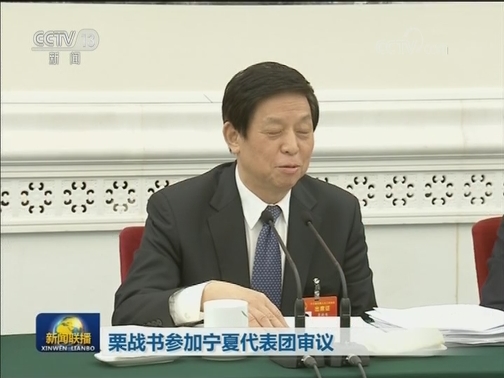 栗战书参加宁夏代表团审议