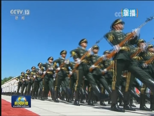 习近平举行仪式欢迎蒙古国总统访华