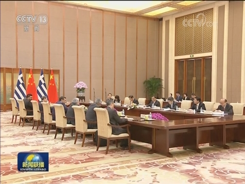 李克强会见希腊总理