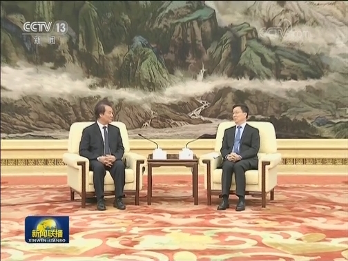 韩正会见澳门工联总会 街坊总会 妇联总会联合访京团