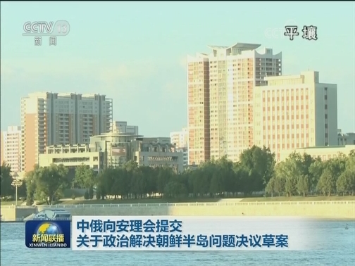 中俄向安理会提交关于政治解决朝鲜半岛问题决议草案