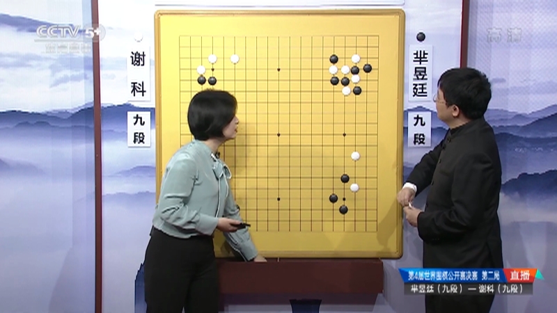 棋牌 世界围棋公开赛决赛第2局 芈昱廷vs谢科