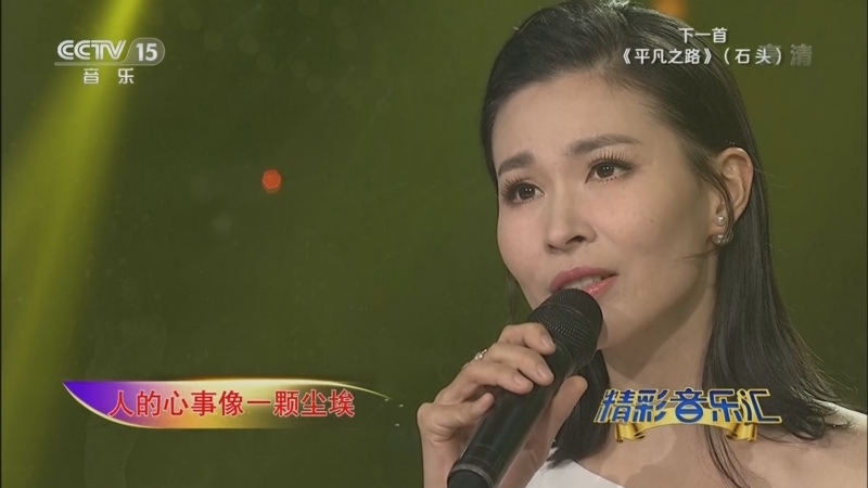 精彩音乐汇歌曲往事随风演唱曹芙嘉