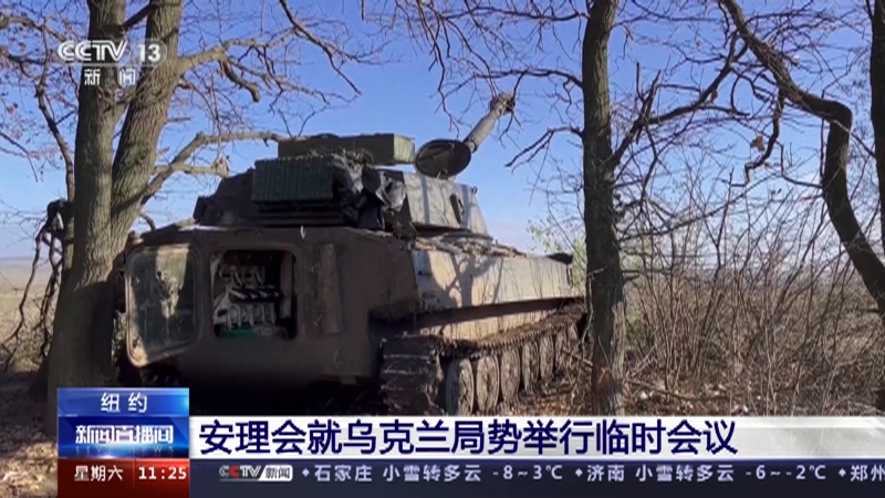 [新闻直播间]纽约 安理会就乌克兰局势举行临时会议