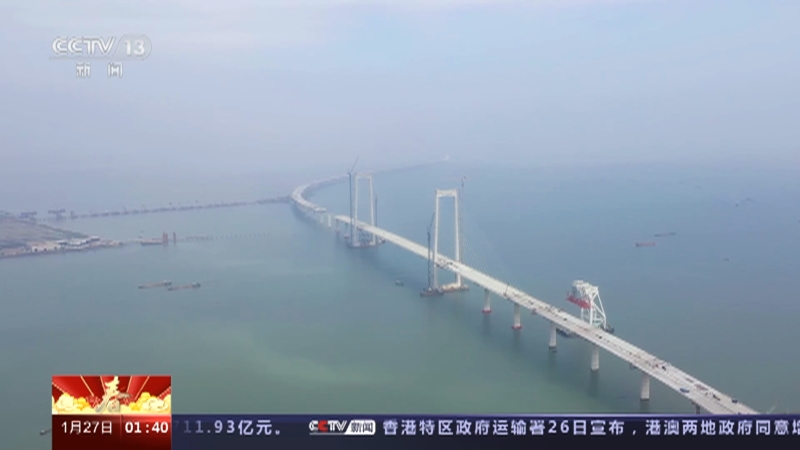 [新闻直播间]广东 深中通道建设进入冲刺阶段