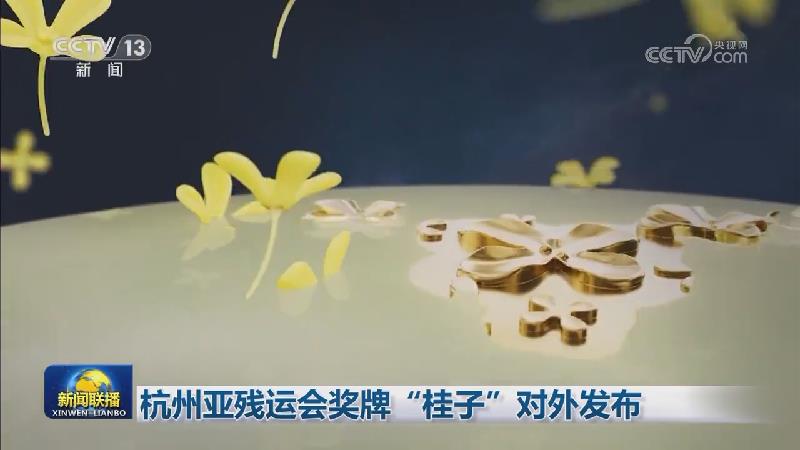 杭州亚残运会奖牌“桂子”对外发布