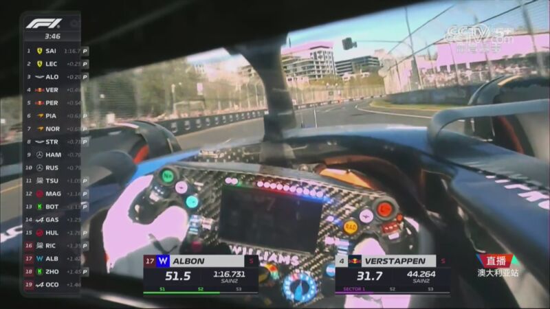 [f1]阿尔本状态出色 排名跃升至第五