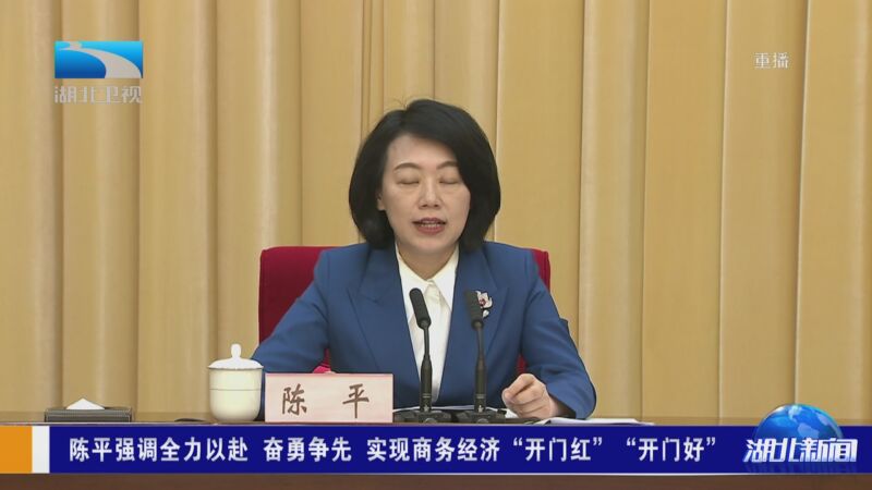 [湖北新闻]陈平强调全力以赴 奋勇争先 实现商务经济"开门红""开门好"