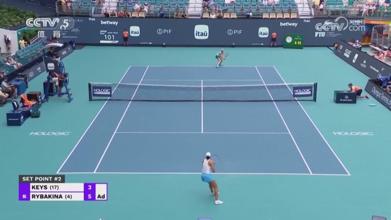 [网球]莱巴金娜晋级迈阿密网球赛女单八强