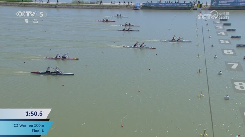 [皮划艇]徐诗晓/孙梦雅摘得女子双人划艇500米金牌