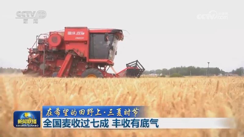 【在希望的田野上·三夏时节】全国麦收过七成 丰收有底气