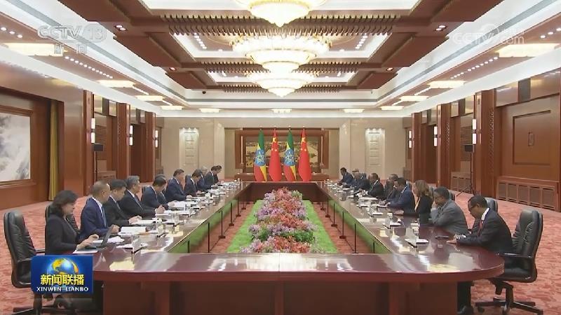 习近平会见埃塞俄比亚总理
