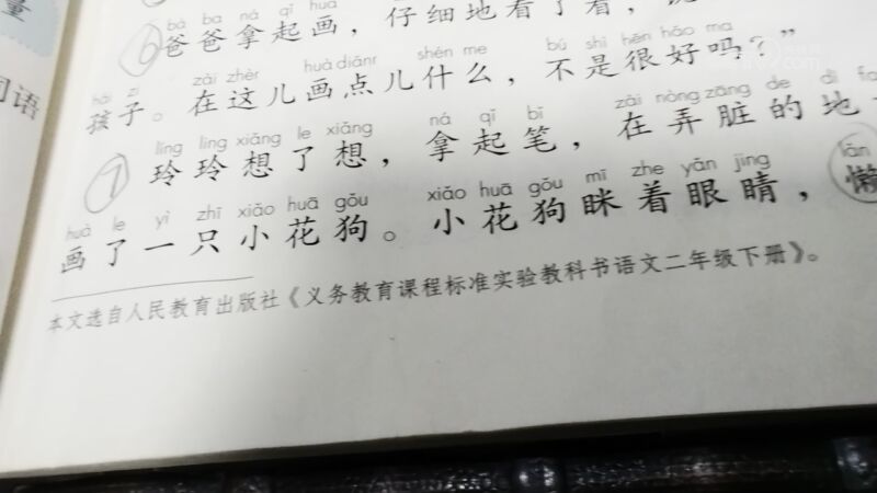 一只小花狗童谣图片