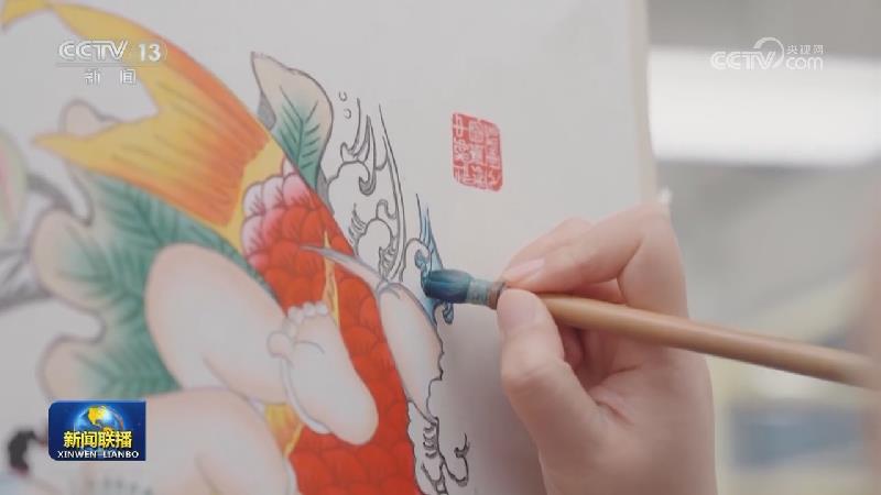 【文化中国行】杨柳青年画点染丹青 寄托美好愿景
