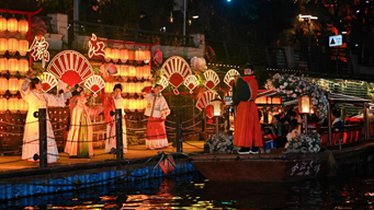 “水上跨年” 成都夜游锦江打造元旦文化盛宴