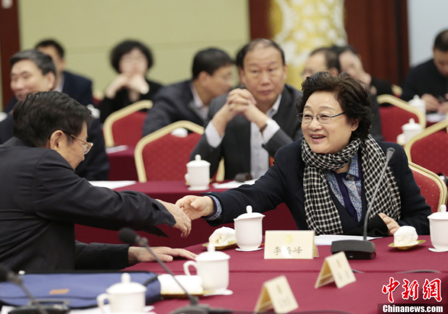 李海峰参加中共界政协委员联组讨论