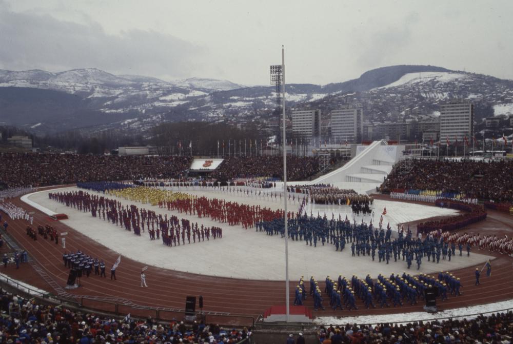 1984萨拉热窝冬奥会图片