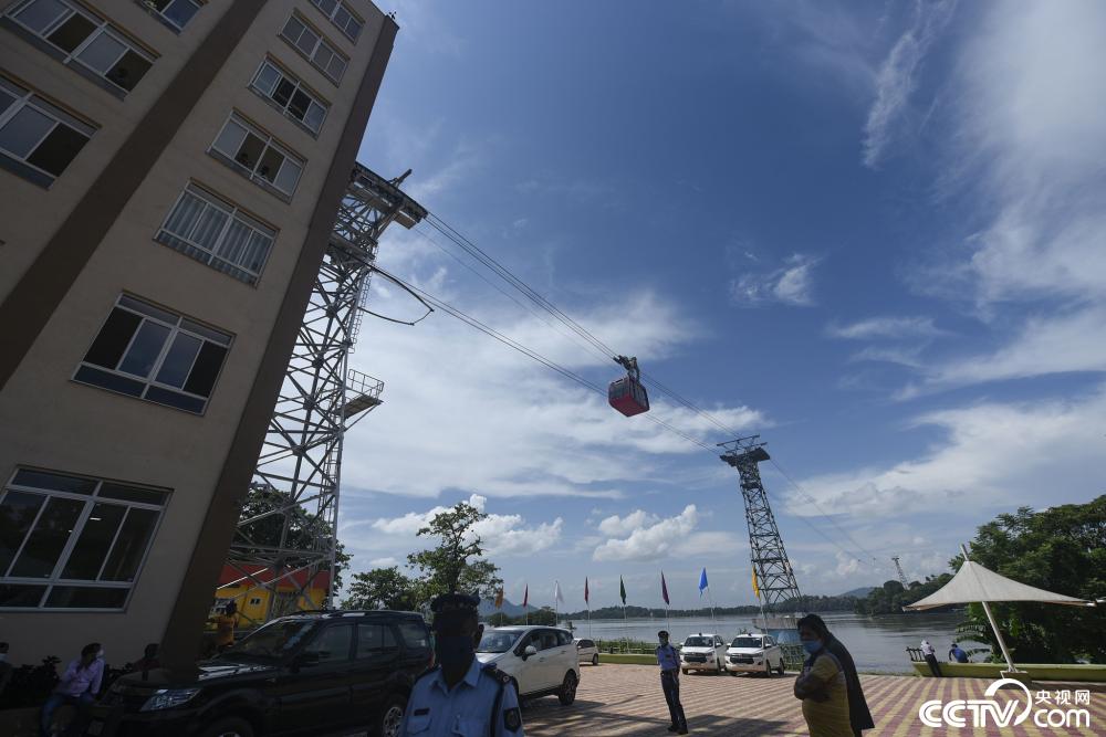 印度最长的河流索道落成