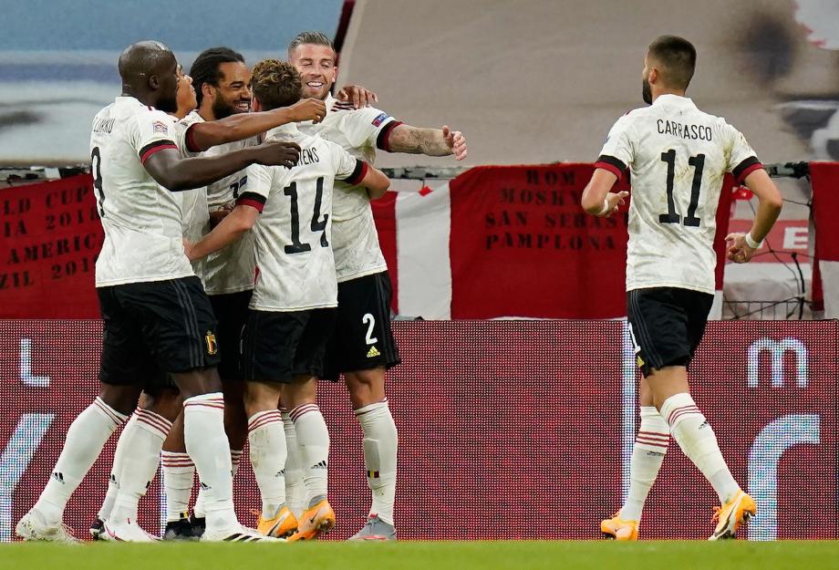 [图]德纳耶尔破门默滕斯建功 比利时2-0丹麦