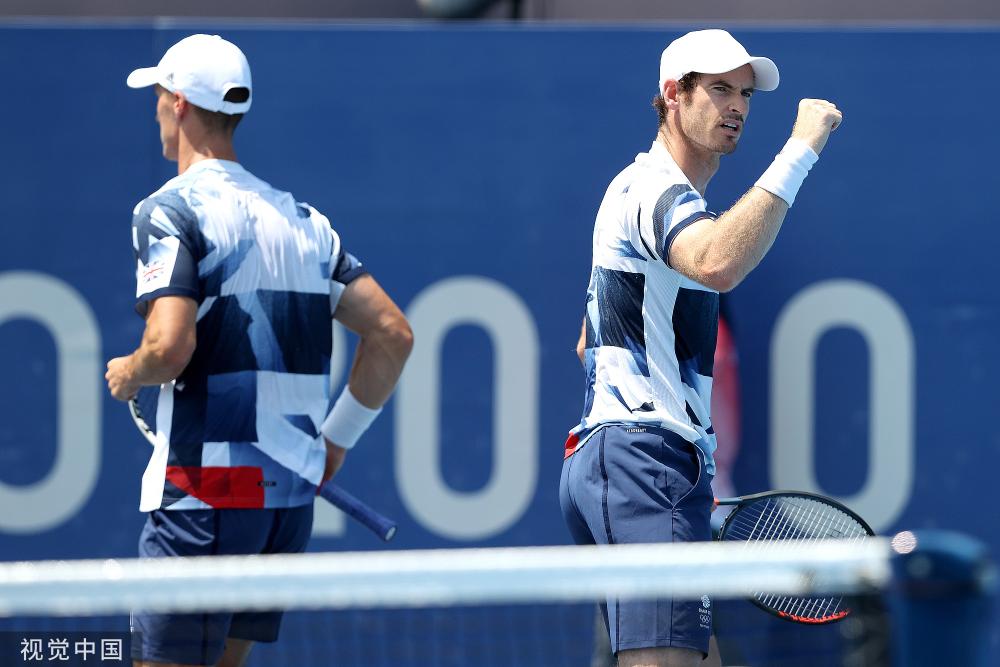 [图]奥运会网球男双1/4决赛 穆雷男双遭到逆转_体育_央视网(cctv.com)