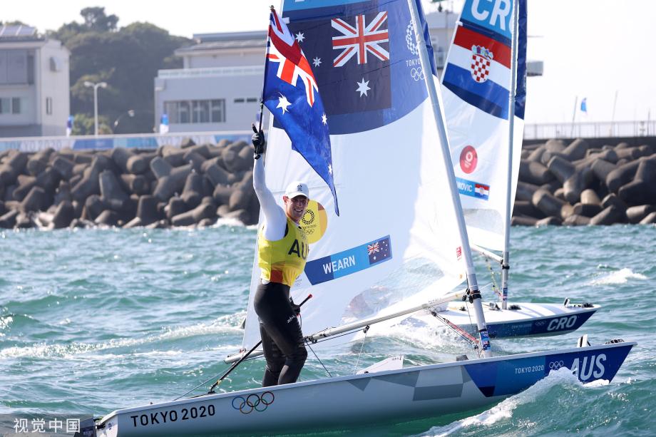 [图]帆船男子单人艇激光级-澳大利亚选手获得冠军