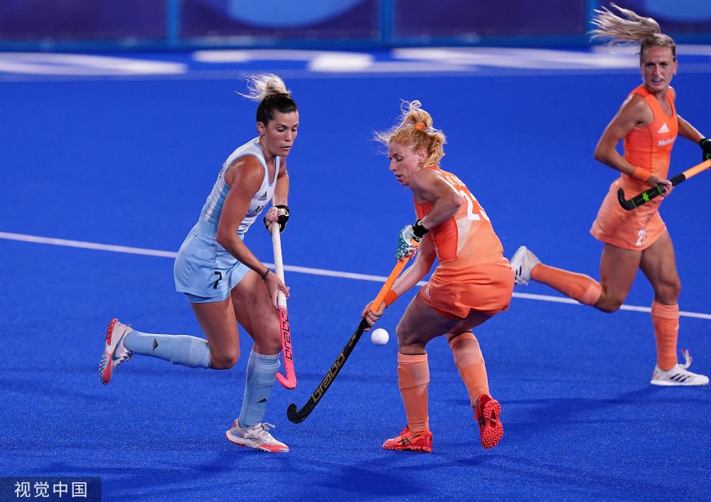 [图]东京奥运会女子曲棍球决赛 荷兰队获得金牌