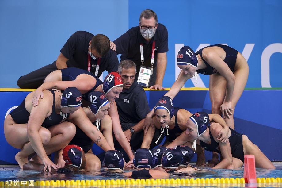 [图]东京奥运会水球女子决赛 美国队夺金