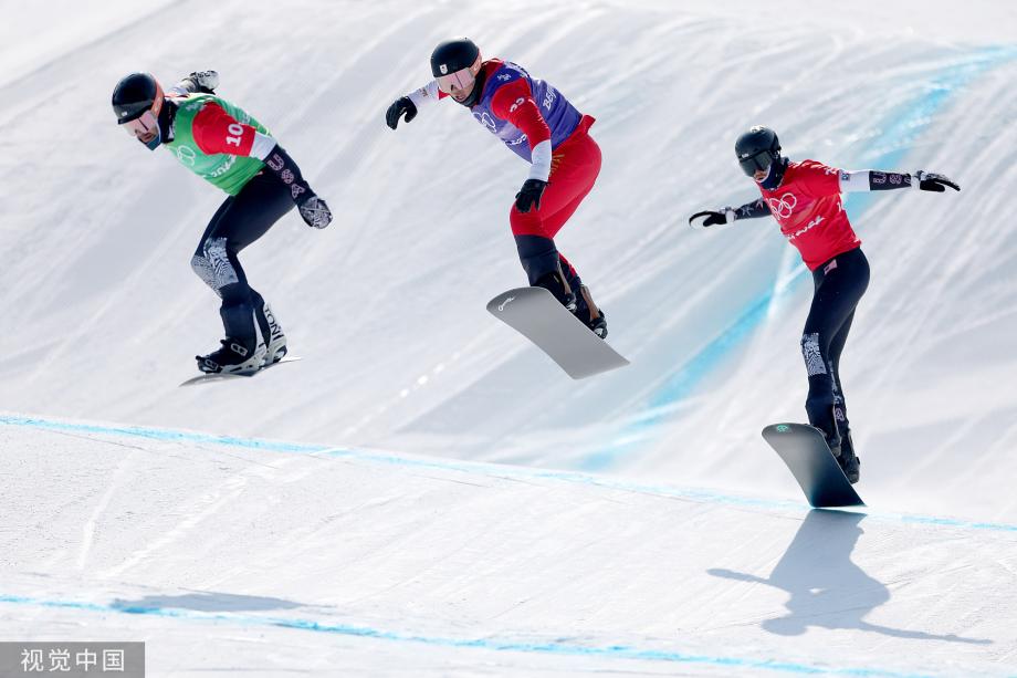 [图]单板滑雪男子障碍追逐 奥地利选手获得冠军