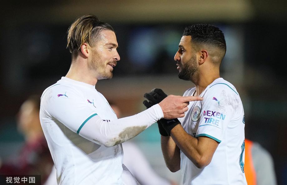 [图]足总杯-曼城2-0晋级8强 格‮利拉‬什马‮雷赫‬斯建功