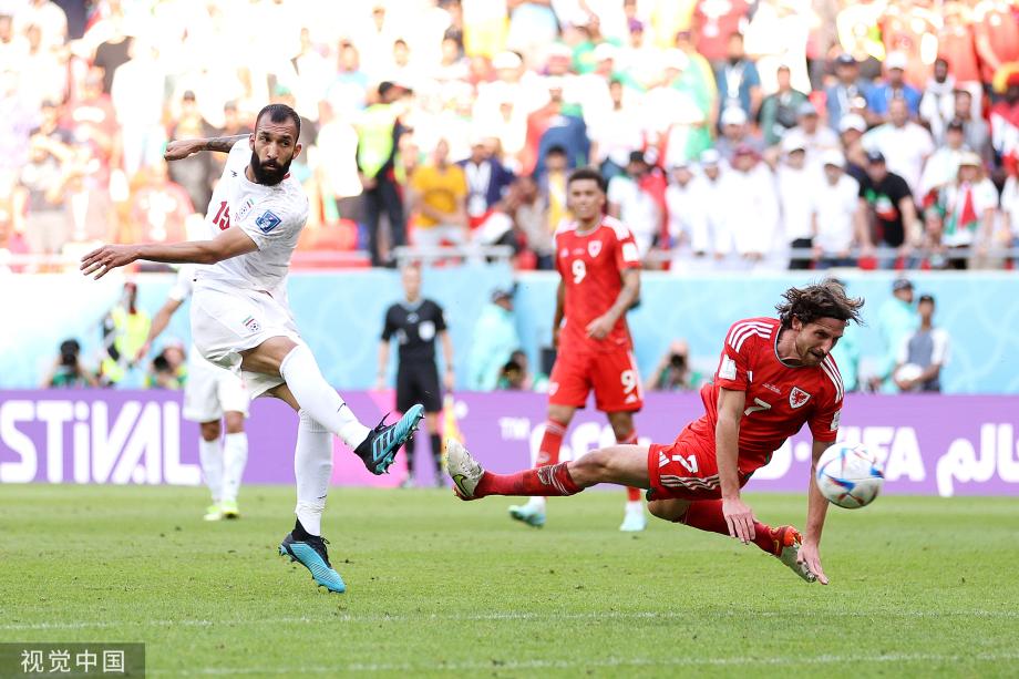[图]世界杯-压哨连进2球 伊朗2-0绝杀10人威尔士