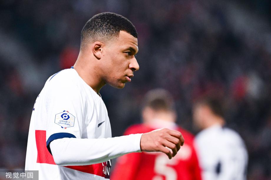 法甲-姆巴佩破门阿森西奥大礼 巴黎1-1客平里尔