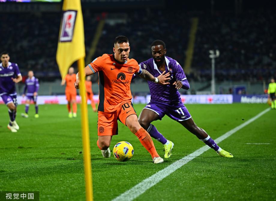 意甲-劳塔罗破门索默扑点 国米1-0佛罗伦萨登顶